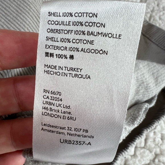 BDG/Urban Outfitters | Corduroy | Pleated | Mini Skirt | Y2K | Gray | M - Picture 8 of 8